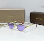 Bvlgari Serpenti Metal Oval Frame Sunglasses Brown - Image 3