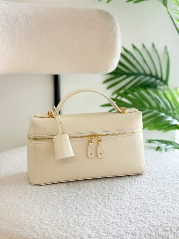 Loro Piana Extra L27 Sun Gold Calfskin Shoulder Bag