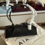 Alaia Le Teckel Black Leather Medium