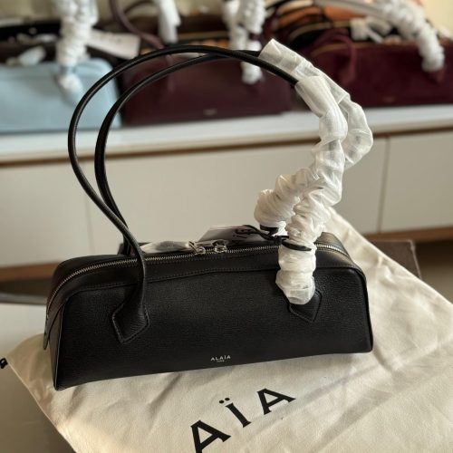 Alaia Le Teckel Black Leather Medium