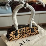 Alaia Le Teckel Brown Calf Hair Medium