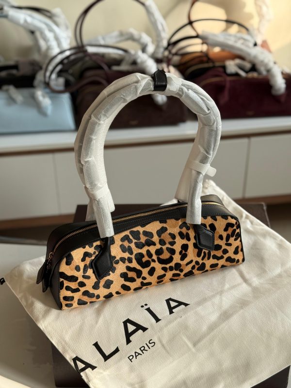 Alaia Le Teckel Brown Calf Hair Medium