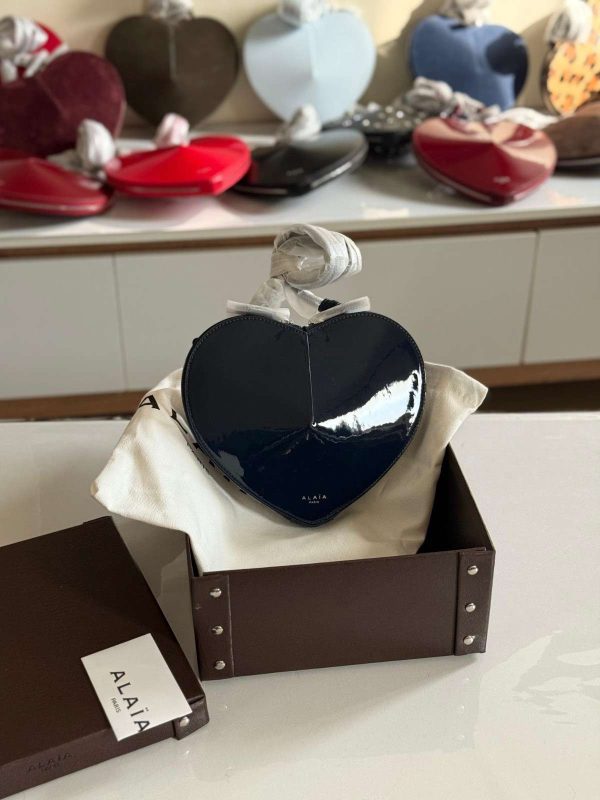 Alaia Le Coeur Bag Noir Black Calfskin