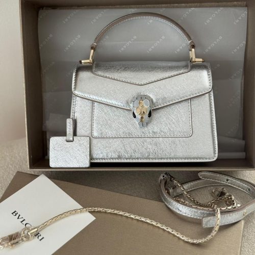 Bvlgari Serpenti Forever Bag Silver