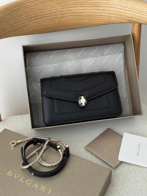 Bvlgari Serpenti Forever Bag Small Black