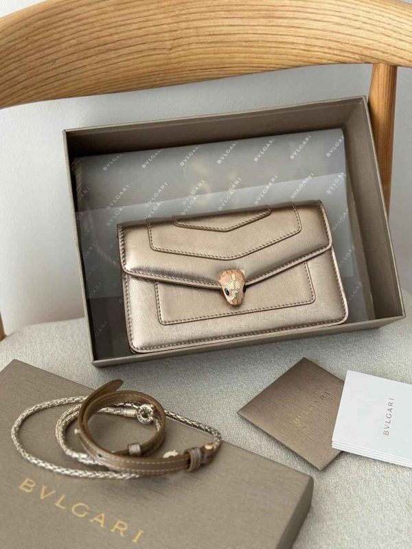 Bvlgari Serpenti Forever Small Light Gold Metallic