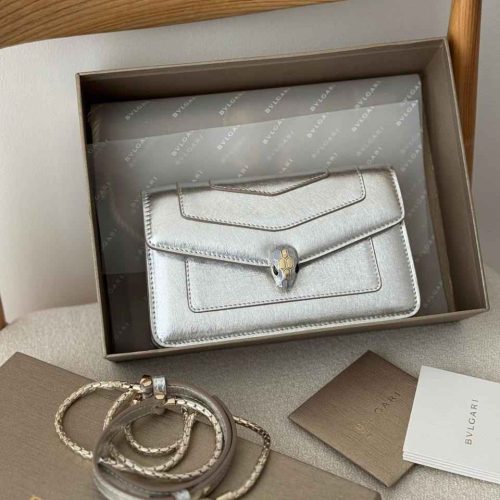 Bvlgari Serpenti Forever Small Silver Metallic