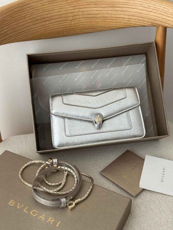 Bvlgari Serpenti Forever Small Silver Metallic