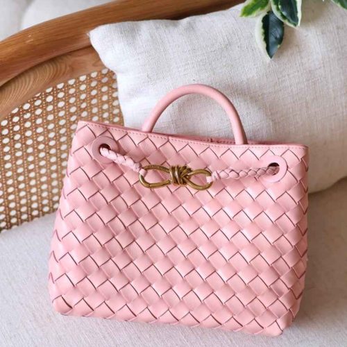 Bottega Veneta Andiamo Small Light Pink