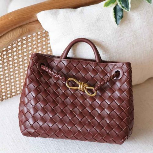 Bottega Veneta Andiamo Small Sapele Brown