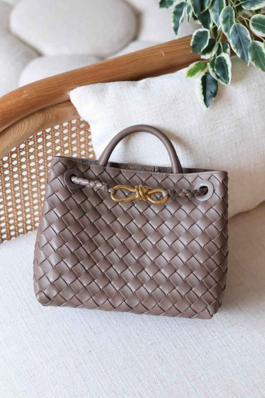 Bottega Veneta Andiamo Small Taupe