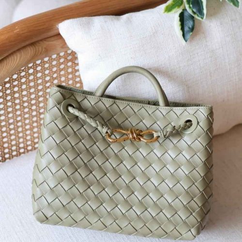 Bottega Veneta Andiamo Small Travertine