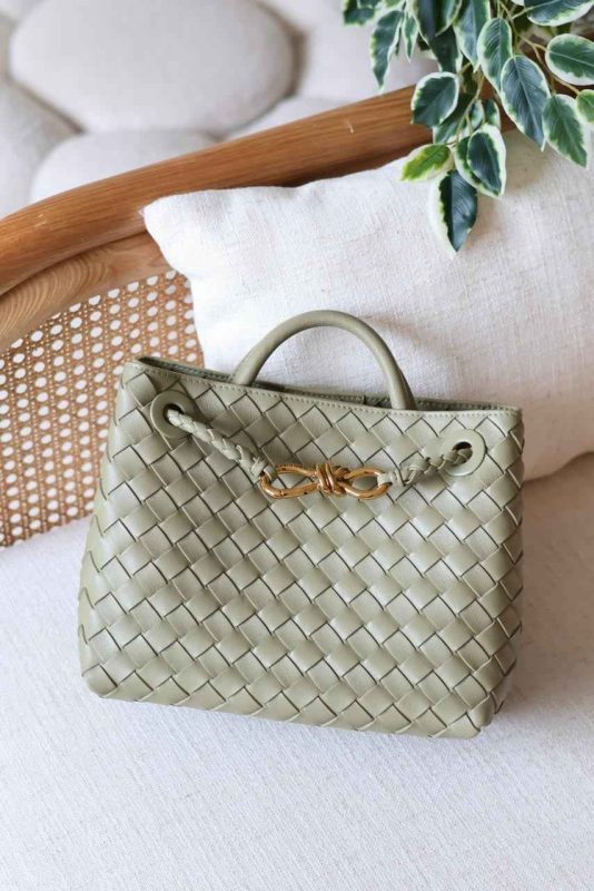 Bottega Veneta Andiamo Small Travertine
