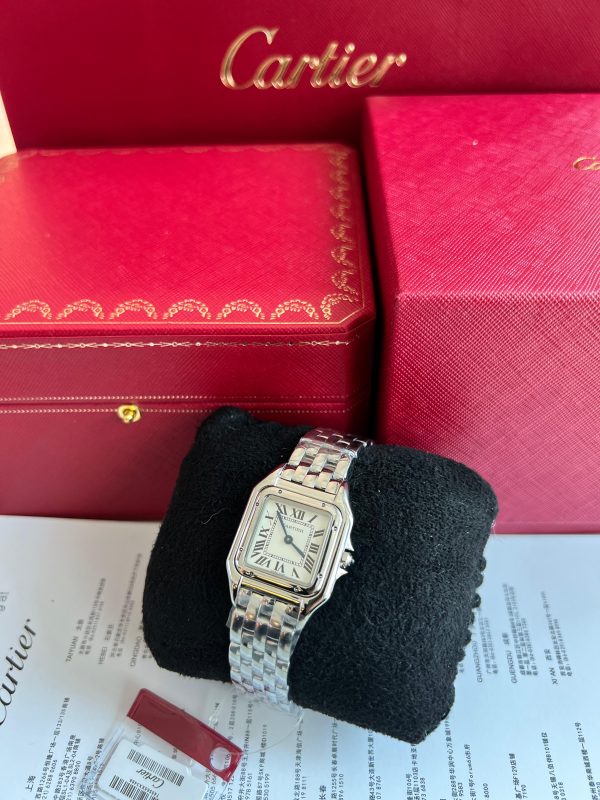 Cartier Panthere De Cartier 22MM Quartz White Dial 1320 Ladies Watch