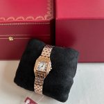 Cartier Panthere De Small Quartz Rose Gold Watch WGPN0006