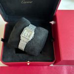 Cartier Panthere de White Iced Out Diamond Ladies Watch HPI01129