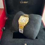 Cartier Santos de Cartier Yellow Gold Case Ladies Watch WGSA0030