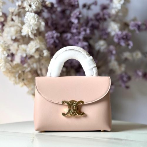 Celine Teen Nino Bag Bleached Pink Calfskin
