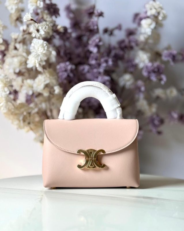 Celine Teen Nino Bag Bleached Pink Calfskin