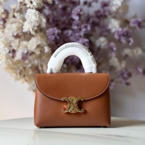 Celine Teen Nino Bag Tan Calfskin