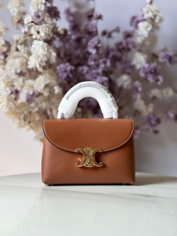 Celine Teen Nino Bag Tan Calfskin