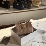 Dior Jolie Mini Bag Dark Beige Cannage Lambskin