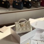 Dior Jolie Mini Bag Latte Cannage Lambskin