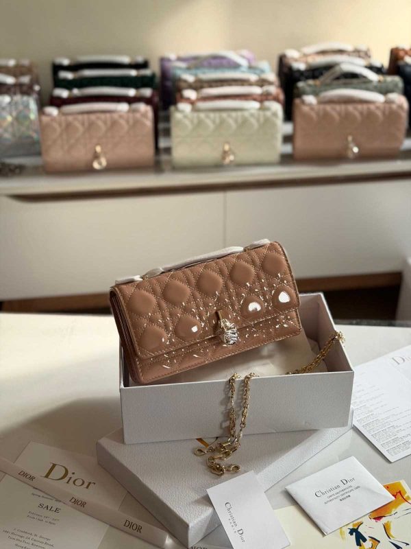 Dior My Dior Beige Cannage Mini Bag