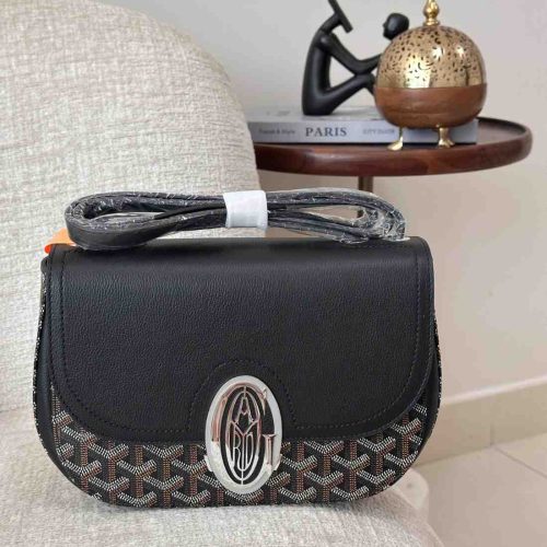 Goyard 233 Black Shoulder Bag