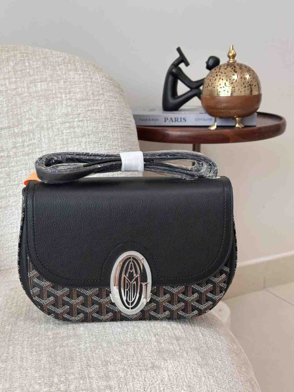 Goyard 233 Black Shoulder Bag