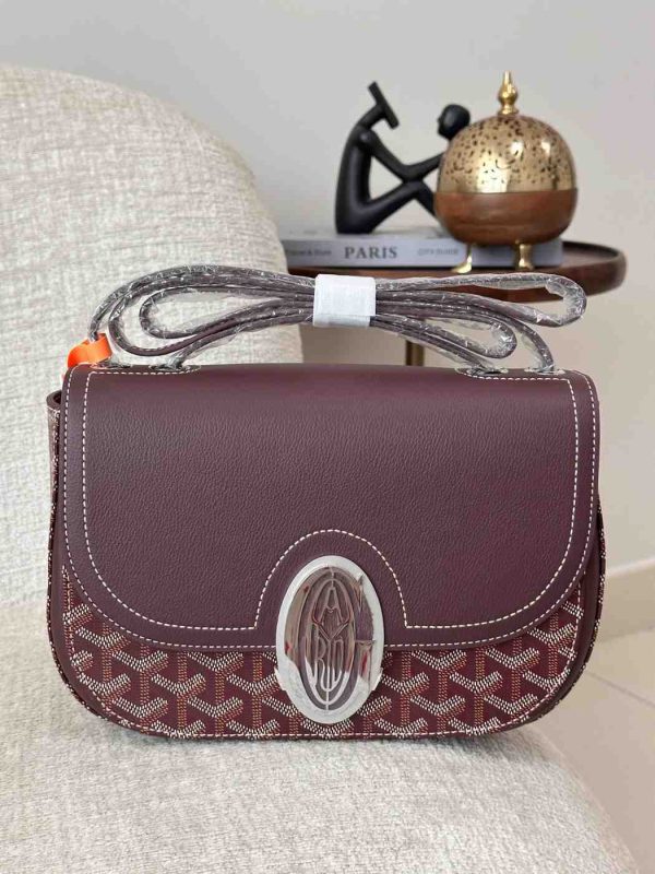 Goyard 233 Burgundy Shoulder Bag