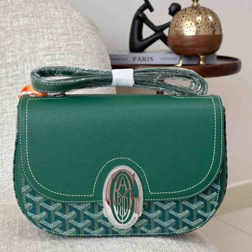 Goyard 233 Green Shoulder Bag