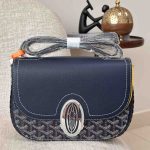 Goyard 233 Navy Blue Shoulder Bag