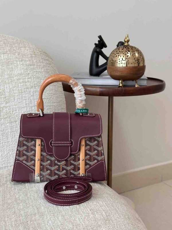 Goyard Saïgon Structure Mini Burgundy