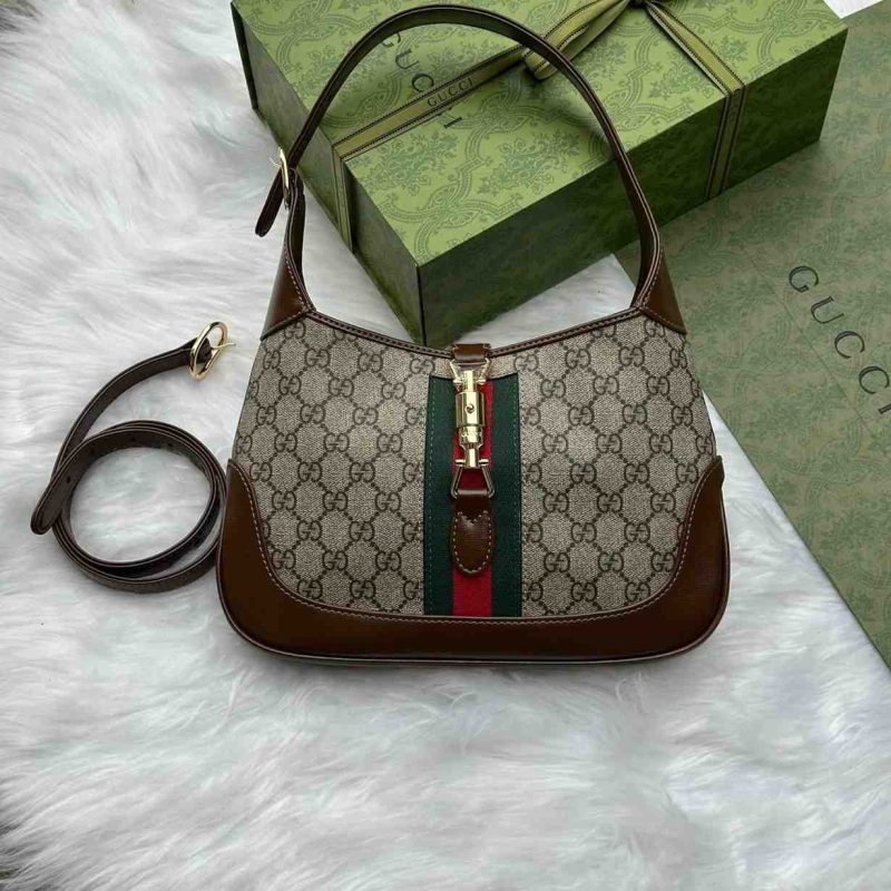 Gucci Jackie 1961 Bag Beige GG Canvas