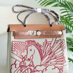 Hermes 31cm Vache Hunter Toile Pegase Pop Herbag Zip PM Bag