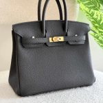 Hermes Birkin 25CM Malachite Togo Leather Handbag