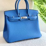 Hermes Birkin 25CM Rich Blue Togo Leather Handbag
