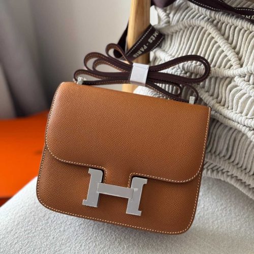Hermes Constance 18 Gold Epsom Leather Palladium Hardware