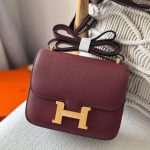 Hermes Constance 18 Rouge H Epsom Leather Gold Hardware