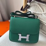 Hermes Constance 18 Vert Vertigo Green Epsom Leather Palladium Hardware