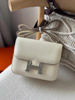 Hermes Constance 18 White Epsom Leather