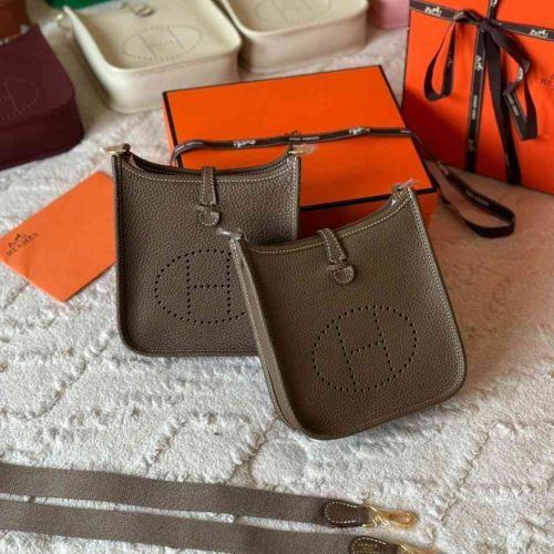 Hermes Evelyne 16 Etoupe Bag