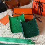 Hermes Evelyne 16 Green Taurillon Clemence Leather