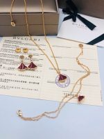 Bvlgari Divas' Dream Necklace Set IN RED