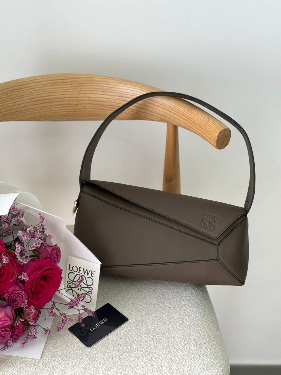 Loewe Puzzle Bag Mini Dark brown Loewe Puzzle Bag Mini Dark brown