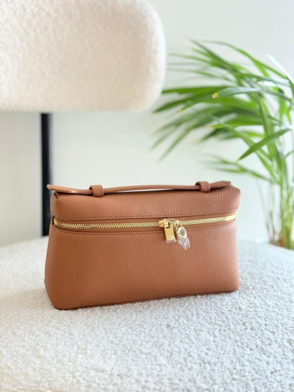 Loro Piana Pouch L19 Brown Calfskin