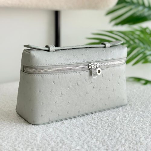 Loro Piana Pouch L19 Deep Ice Ostrich