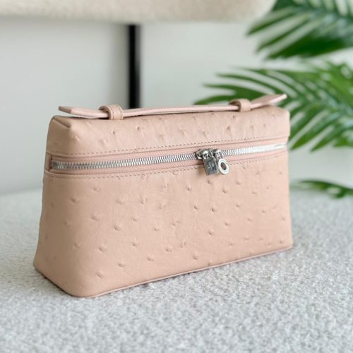 Loro Piana Pouch L19 Light Pink Ostrich