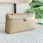 Loro Piana Pouch L19 Light Travertine Ostrich